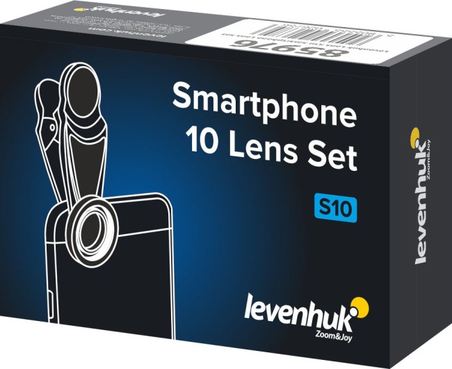 Набор объективов для смартфона Levenhuk Lens S10 Набор объективов для смартфона Levenhuk Lens S10