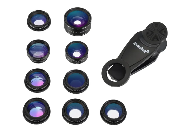 Набор объективов для смартфона Levenhuk Lens S10