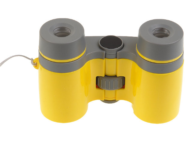 Бинокль Veber Эврика 3х28Y желтый Бинокль Veber Эврика 3х28Y желтый