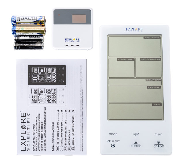 Метеостанция Explore Scientific Classic Vertical, белая