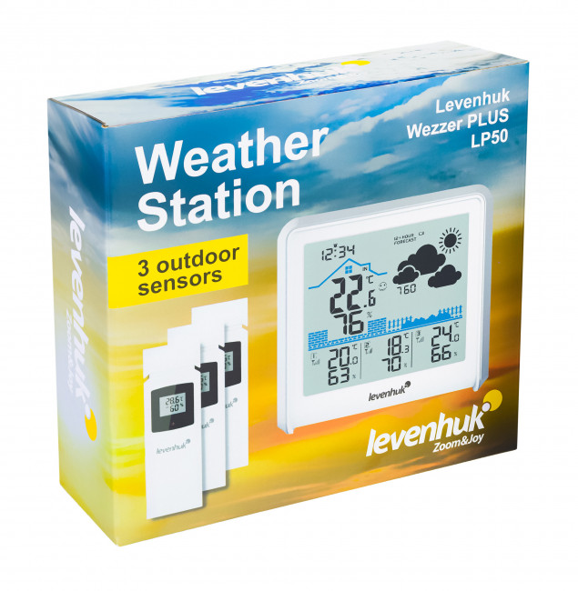 Метеостанция Levenhuk Wezzer PLUS LP50 Метеостанция Levenhuk Wezzer PLUS LP50