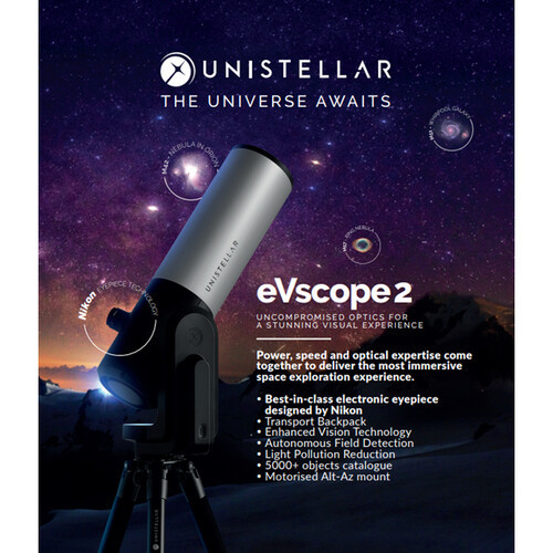 Цифровой телескоп Unistellar eVscope 2 в комплекте с рюкзаком