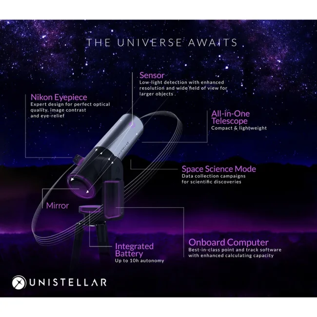 Цифровой телескоп Unistellar eVscope 2 в комплекте с рюкзаком