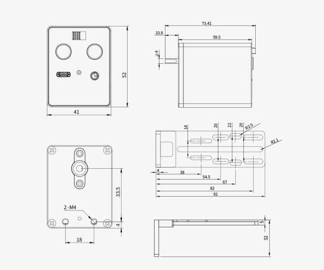 Электропривод для фокусировочного узла ZWO EAF Pro Электропривод для фокусировочного узла ZWO EAF Pro