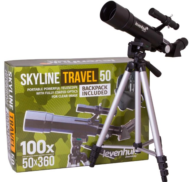 Телескоп Levenhuk Skyline Travel 50 Телескоп Levenhuk Skyline Travel 50