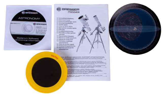 Телескоп Bresser Messier AR-90L/1200 EXOS-1/EQ4 Телескоп Bresser Messier AR-90L/1200 EXOS-1/EQ4