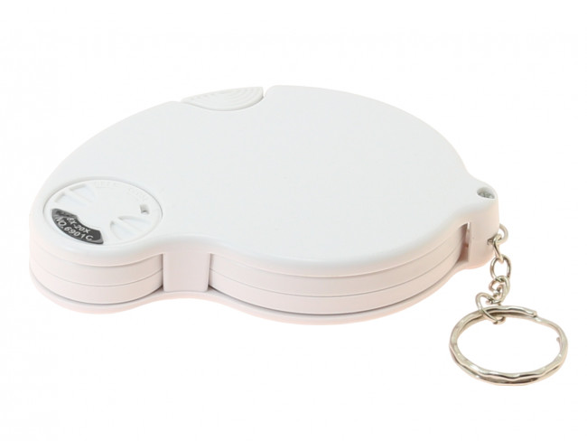 Лупа карманная 4х-60мм/20x-12мм двойная складная с подсветкой (1 LED) Kromatech MG6901C