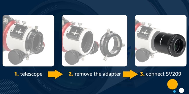 Редуктор фокуса SVBONY 2", 0.8x для 122F7ED Редуктор фокуса SVBONY 2", 0.8x для 122F7ED