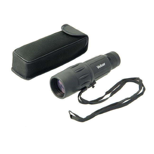 Монокуляр Veber 10-25x42 WP черный