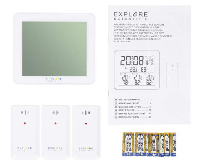 Метеостанция Explore Scientific с тремя датчиками