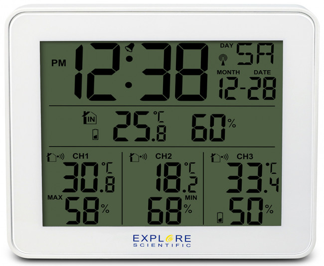 Метеостанция Explore Scientific с тремя датчиками