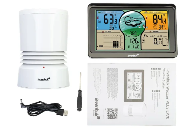 Метеостанция Levenhuk Wezzer PLUS LP70 Метеостанция Levenhuk Wezzer PLUS LP70