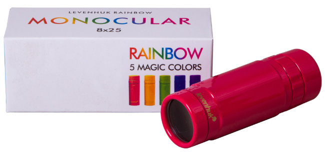 Монокуляр Levenhuk Rainbow 8x25 Red Berry Монокуляр Levenhuk Rainbow 8x25 Red Berry