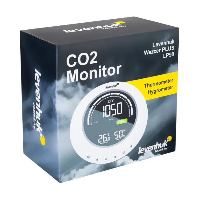 Детектор углекислого газа Levenhuk Wezzer PLUS LP90 Детектор углекислого газа Levenhuk Wezzer PLUS LP90