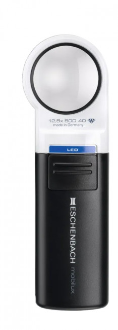 Лупа асферическая Eschenbach mobilux LED, 35 мм, 12.5х