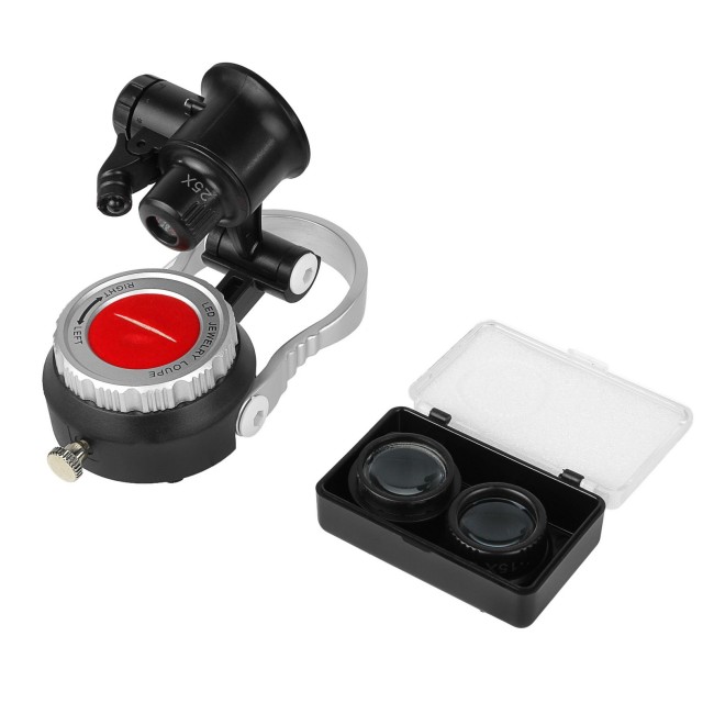 Лупа Veber MG15-55 ювелирная с подсветкой