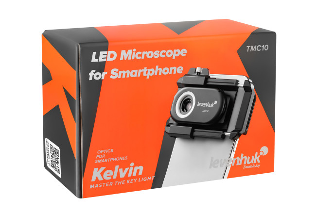 Микроскоп для телефона с подсветкой Levenhuk Kelvin TMC10 Микроскоп для телефона с подсветкой Levenhuk Kelvin TMC10