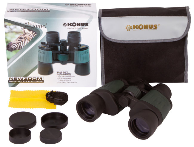 Бинокль Konus NewZoom 7–21x40 Бинокль Konus NewZoom 7–21x40