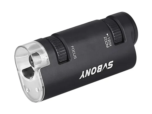 Портативный микроскоп SVBONY SV603 60-120x (чёрный)
