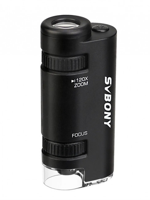 Портативный микроскоп SVBONY SV603 60-120x (чёрный)