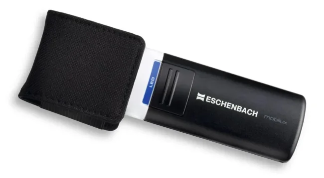 Лупа асферическая Eschenbach mobilux LED, 35 мм, 7.0х Лупа асферическая Eschenbach mobilux LED, 35 мм, 7.0х