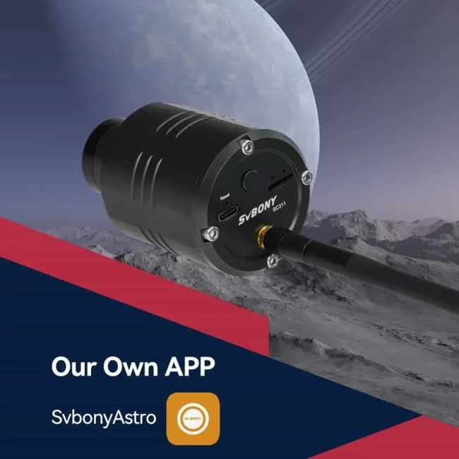 Астрономическая камера SVBONY 2 Мпикс (SC311) Wi-Fi Астрономическая камера SVBONY 2 Мпикс (SC311) Wi-Fi