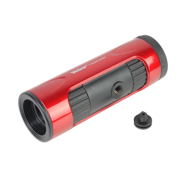 Монокуляр Veber 7-21x21R ZOOM красный Монокуляр Veber 7-21x21R ZOOM красный