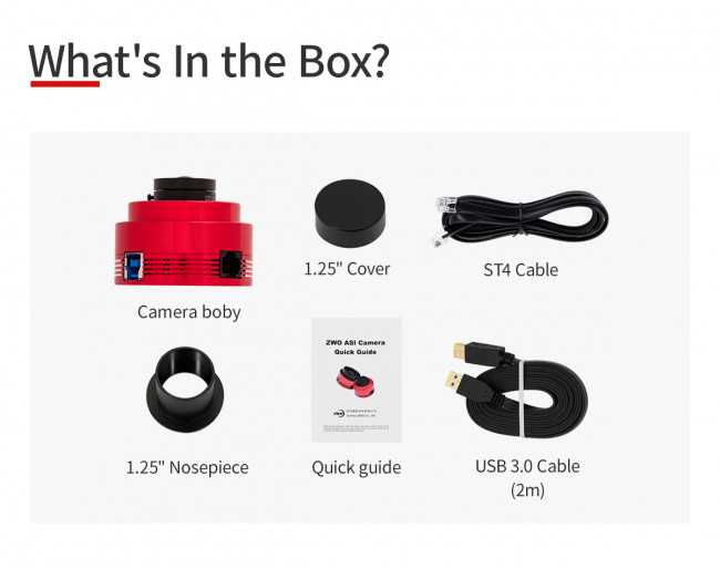 Цифровая камера-гид ZWO ASI662MC (цветная) Цифровая камера-гид ZWO ASI662MC (цветная)