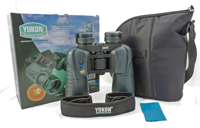 Бинокль призменный полевой Yukon 16x50
