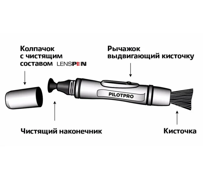 Карандаш для чистки оптики LensPen PilotPro (PPD-1)