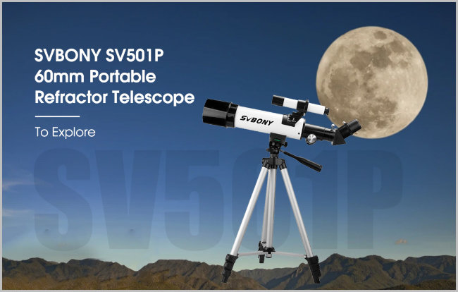 Телескоп SVBONY SV501P 60/400 мм Телескоп SVBONY SV501P 60/400 мм
