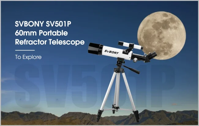 Телескоп SVBONY SV501P 60/400 мм Телескоп SVBONY SV501P 60/400 мм