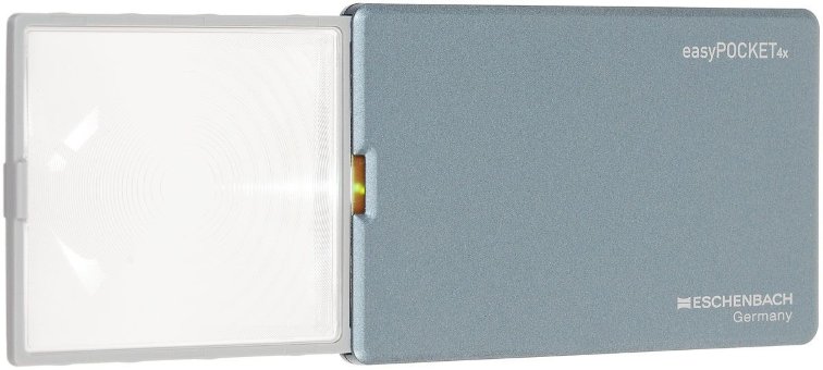 Лупа асферическая Eschenbach easyPOCKET, 50х45 мм, 4.0х