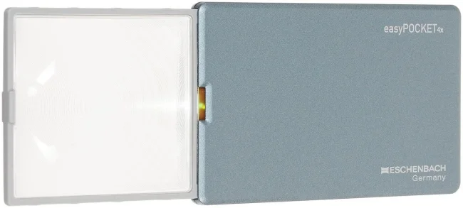 Лупа асферическая Eschenbach easyPOCKET, 50х45 мм, 4.0х Лупа асферическая Eschenbach easyPOCKET, 50х45 мм, 4.0х