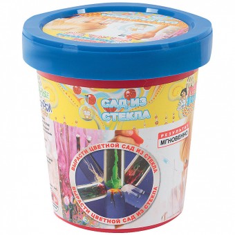 Стеклянный сад, опыт в ведерке Лучшие Эксперименты