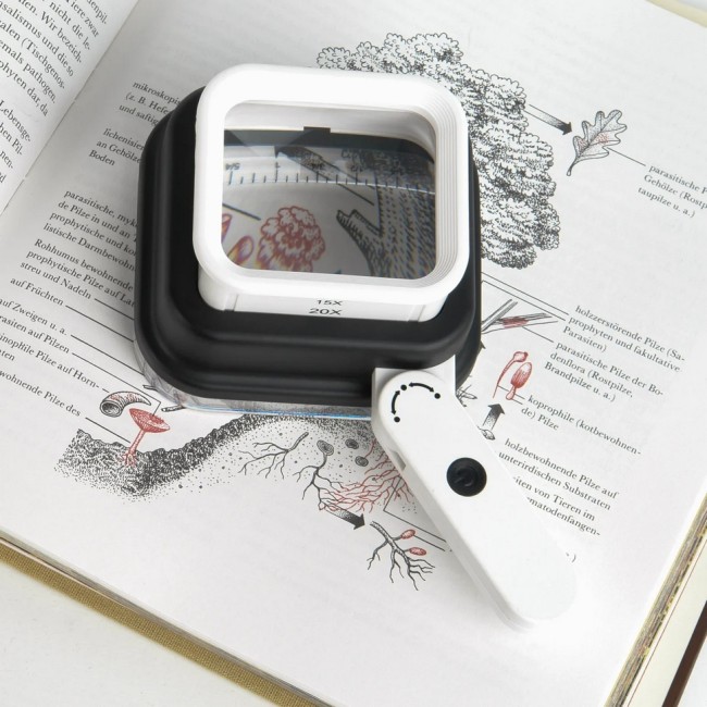 Лупа Veber MG5055 измерительная с подсветкой