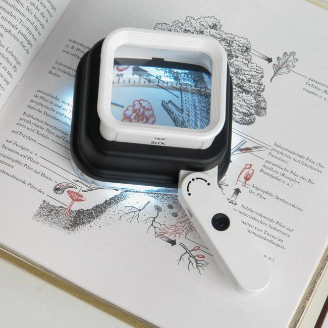 Лупа Veber MG5055 измерительная с подсветкой