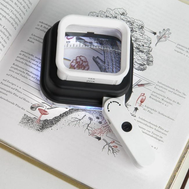 Лупа Veber MG5055 измерительная с подсветкой