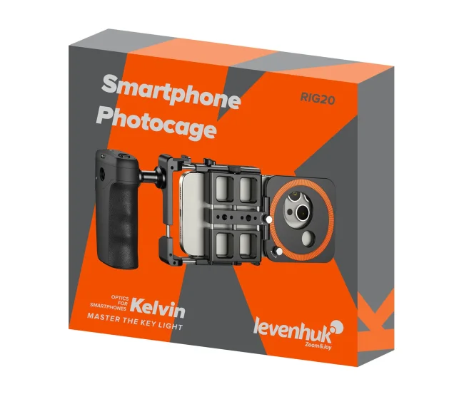 Монопора–клетка для смартфона Levenhuk Kelvin RIG20 Монопора–клетка для смартфона Levenhuk Kelvin RIG20