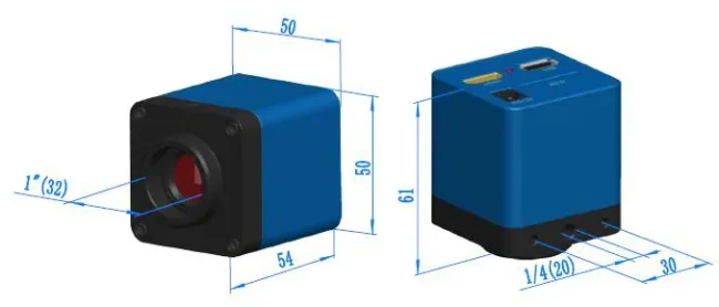 Видеоокуляр ToupCam XCAM0720PHB HDMI