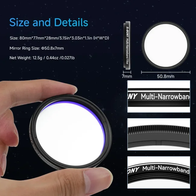 Фильтр SVBONY Multi-Narrowband, 2" Фильтр SVBONY Multi-Narrowband, 2"