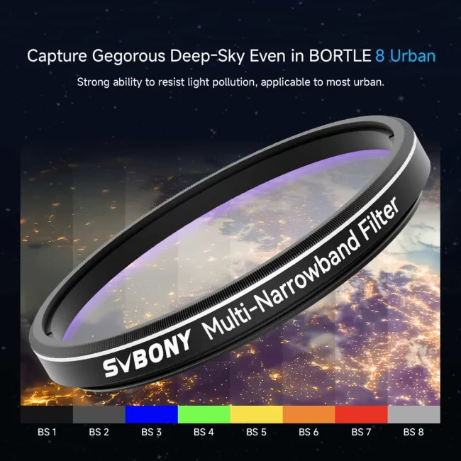Фильтр SVBONY Multi-Narrowband, 2" Фильтр SVBONY Multi-Narrowband, 2"