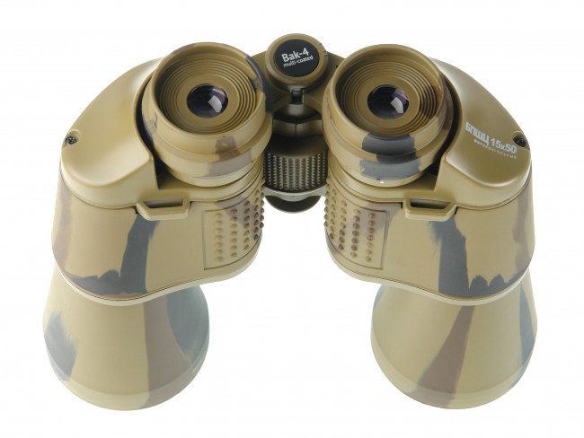 Бинокль Veber Classic БПШЦ 15x50 VRWA широкоугольный, камуфлированный Бинокль Veber Classic БПШЦ 15x50 VRWA широкоугольный, камуфлированный