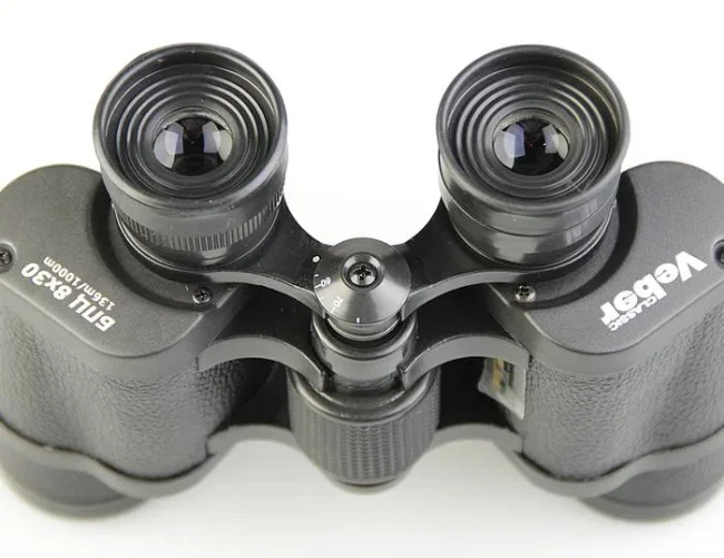 Бинокль Veber Classic БПЦ 8x30 VL черный, кожа