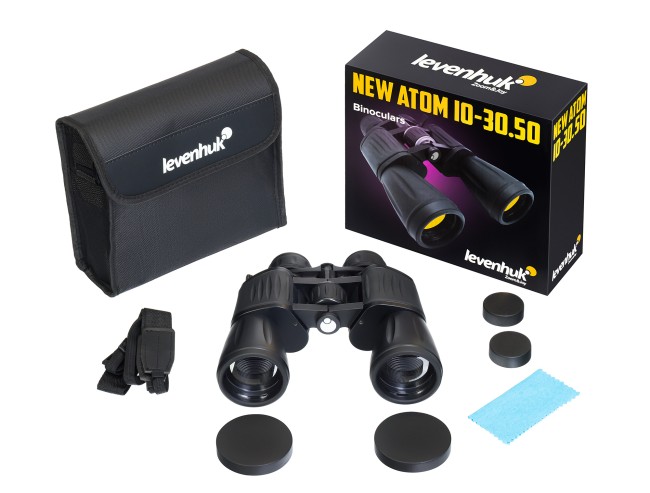 Бинокль Levenhuk New Atom 10–30x50 Бинокль Levenhuk New Atom 10–30x50