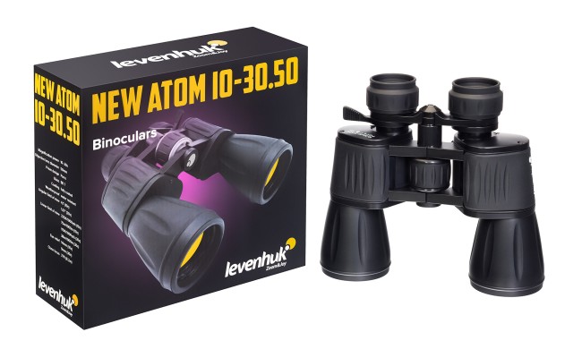 Бинокль Levenhuk New Atom 10–30x50 Бинокль Levenhuk New Atom 10–30x50