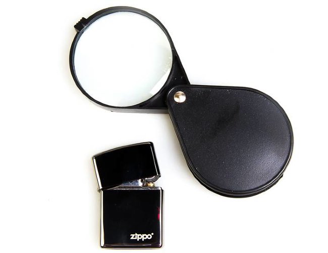 Лупа складная Veber 1015, 5x , 60 мм, черная