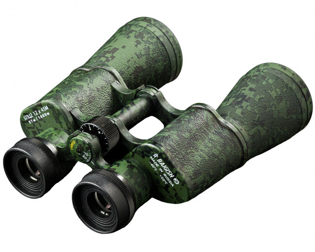 Бинокль КОМЗ БПЦс 12x45 с сеткой пиксель