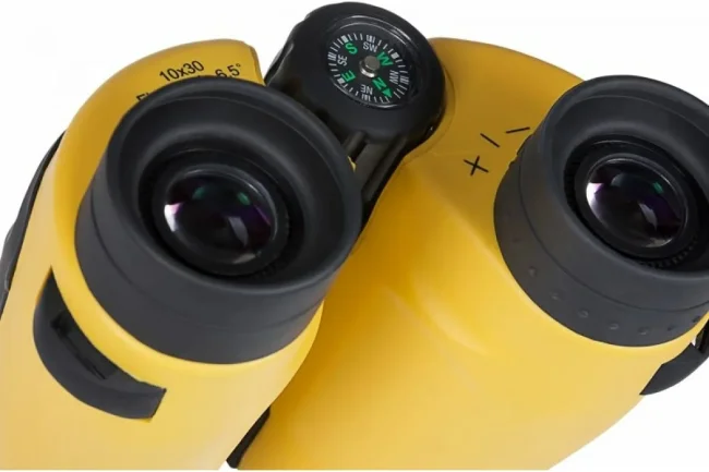 Морской бинокль Praktica Flotilla 10x30, водозащита, жёлтый Морской бинокль Praktica Flotilla 10x30, водозащита, жёлтый