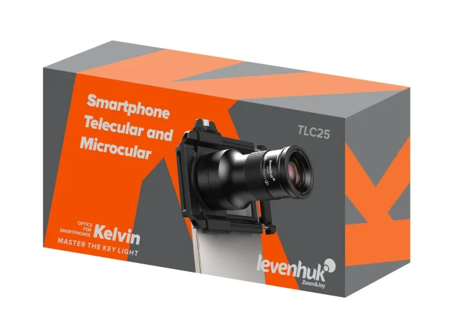 Телекуляр и микрокуляр для телефона Levenhuk Kelvin TLC25 Телекуляр и микрокуляр для телефона Levenhuk Kelvin TLC25